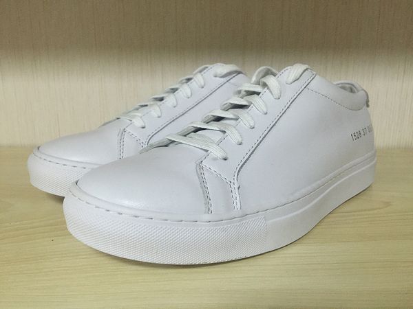 italy original common projects shoes men and women genuine cow italy shoe size