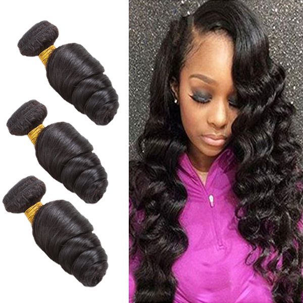 Ushine 8a Mink Unprocessed Brazilian Peruvian Indian Loose Wave