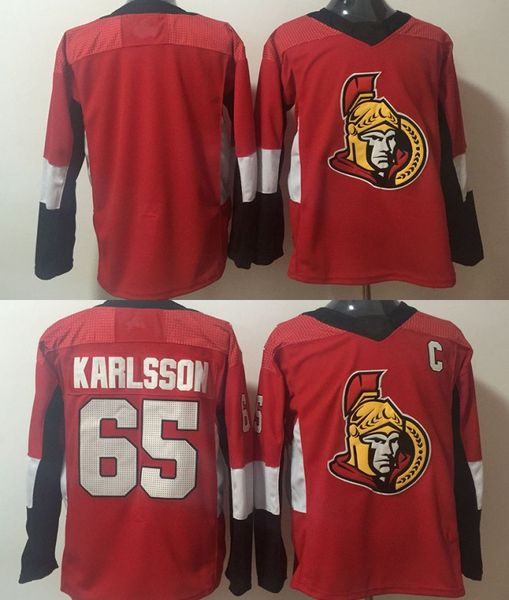 

65 Erik Karlsson Jersey 2017-2018 Season Jersey Ottawa Senators Jerseys New Stitched Hockey Jerseys Free Shipping