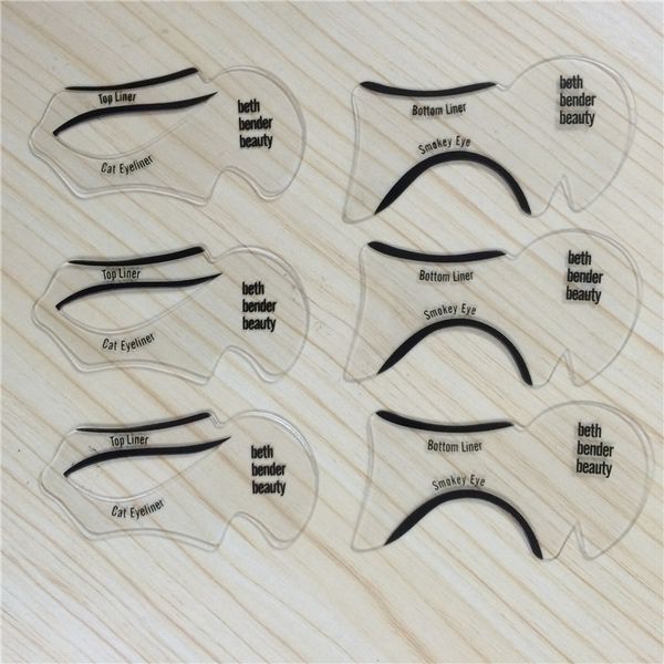 hot eyeliner stencil cat eyeliner models smokey eye stencil template