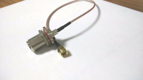 20 Stück Messing N-Buchse Schott auf SMA-Stecker RF-Koax-Pigtail RG316-Kabel 30 cm