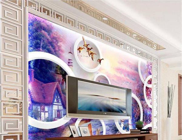 

pastoral wallpaper dramatic abstract 3d murals wallpaper for living room