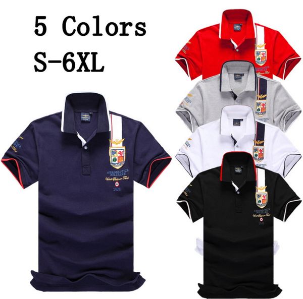 

Мужская лацкане с коротким рукавом рубашки поло футболки ВВС Один размер S-6XL