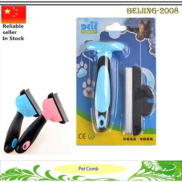 

профессиональная собака deshedding инструмент для чистки и ухода за волосами щетка собаки кошка гребень инструменты для ухода за домашними ж