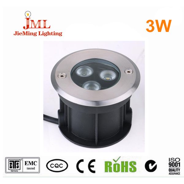 

2016 новый продукт 3 вт светодиодный подземный свет холодного белого цвета ip67 наружного освещения 85-265 в пейзаж rohs
