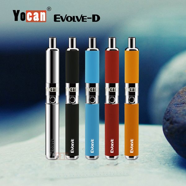 

Оригинал Yocan Evolve-D комплекты Evolve Kit сухой травы испаритель воск испаритель двойной катушки испаритель ручка наборы 5 цветов DHL бесплатно