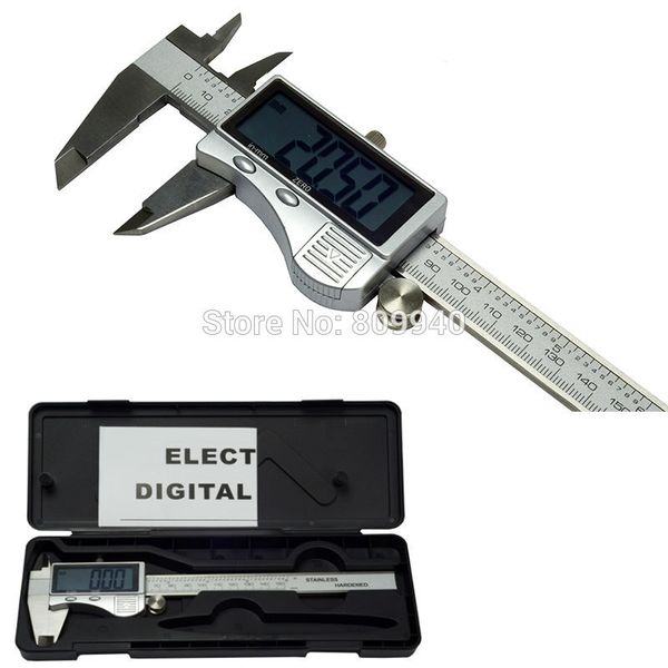 

wholesale-0-6inch 150mm industrial level electronic digital caliper with extra large lcd screen digital vernier caliper micrometer gauge
