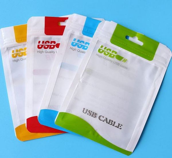 

15*10.5 cm с мешками пластичный упаковывать клапана для 1M/3M Noodle USB привязывает Ziplock мешок упаковки instock