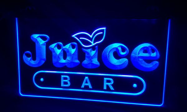 

LS191-б Juice Bar Cafe Restaurant неоновый свет Вход