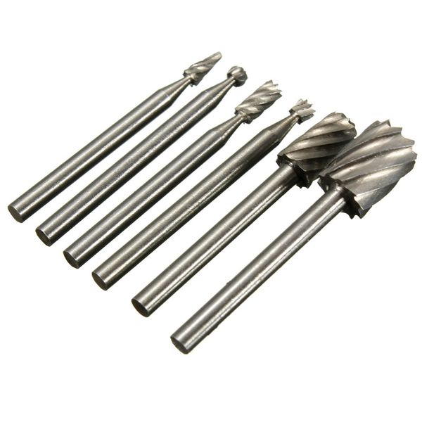 

wholesale- 2016 new 12pcs/set 1/8" shank hss router bit rotary burrs file set dremel milling drill cutter wholesale price