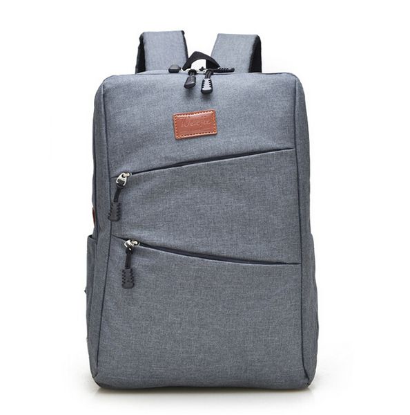 Повседневная холст прохладный мужской простой дизайн компьютер ноутбук рюкзаки школа сумка бизнес ноутбук рюкзак дорожная сумка