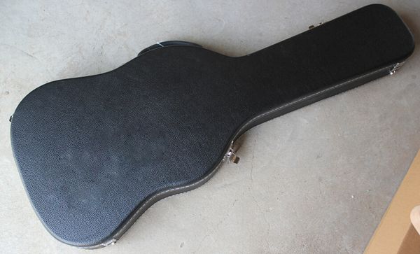

black leather hardcase hard shell case hard case for electric guitar ric 360 370 325 330 electric guitars