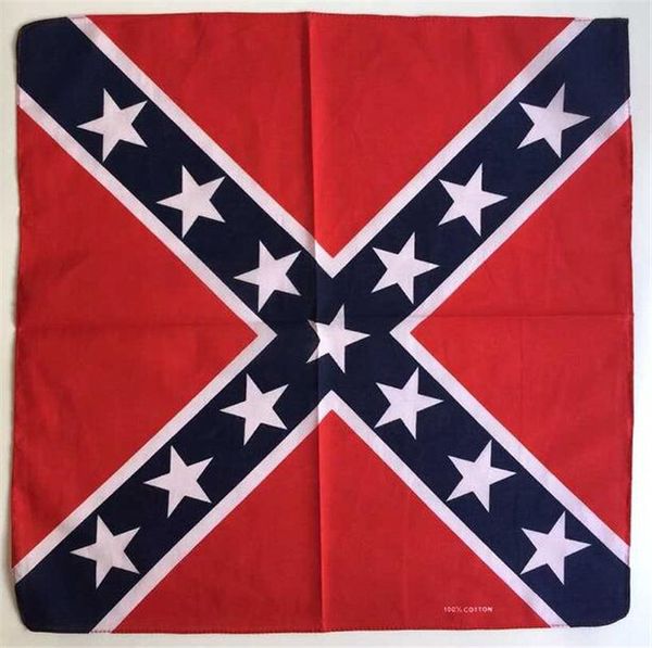 

55*55см повстанцев банданы флаг Конфедерации do-тряпки Гражданской войны оголовье бандана флаг банданы хлопок G148 взрослый полиэстер