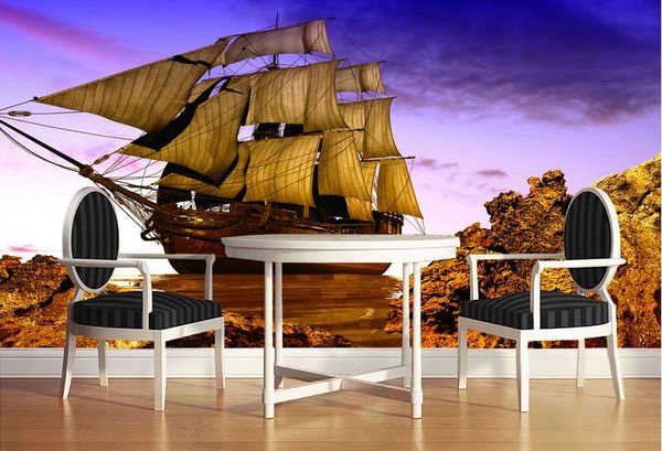 

wallpaper 3d modern smooth sailing wall background living style wallpaper