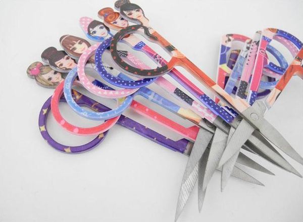 

colorful butterfly eyebrow hair trimming shears scissors women lady beauty eyebrow scissors