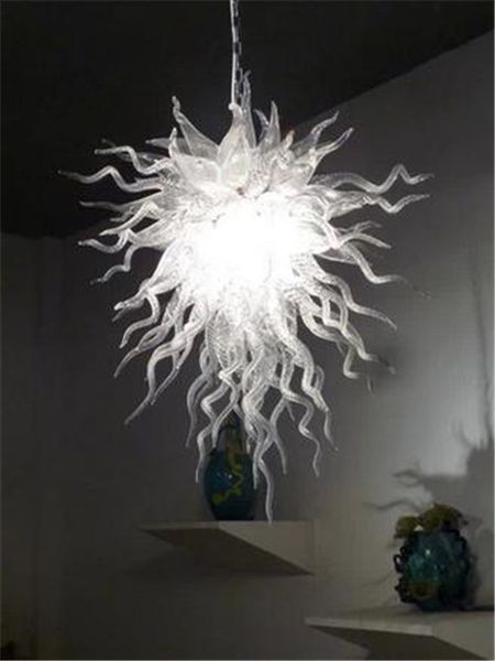 

ac110v-240v energy saving pure white murano glass decorative chandelier ,beautiful clear glass wedding decorative chandelier,art designed