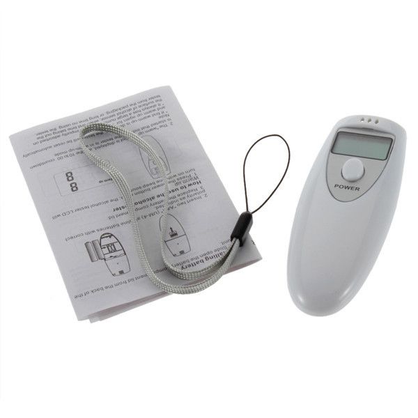 6387B Mini display LCD portatile Digital Alcohol Breath Tester Etilometro professionale Analizzatore di misuratore di alcol Rivelatore ~