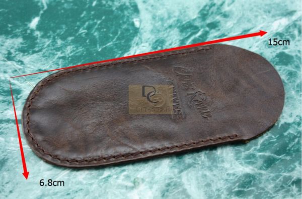 

2pcs/Lot Hand made 100% genuine leather sheath pouch for folding knife pocket knife gentleman knife such as Sebenza Whaleshark