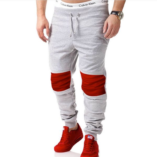 

wholesale-new sport jogging pants men cotton pantalons chandal homme hombre pants sweat sweatpants jogger harem pants men pantacourt homme, Black