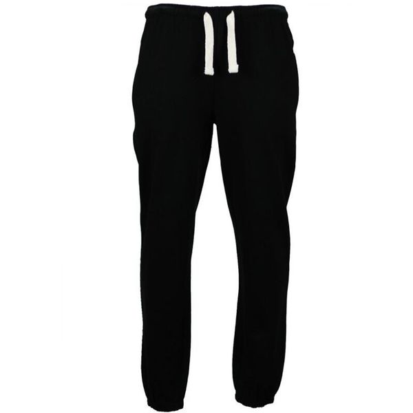 

wholesale- autumn fashion sportswear mens casual joggers cotton sweatpants slim fit hip hop harem pants for male tracksuit bottoms trousers, Black