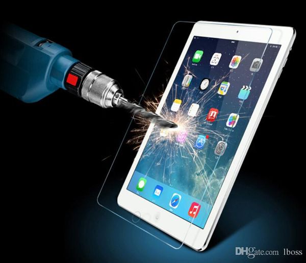 Премиум закаленное стекло для iPad Pro 2 3 4 5 6 iPad Air 2 Mini защитный взрывозащищенный протектор экрана 2.5 D фильм с розничной упаковке