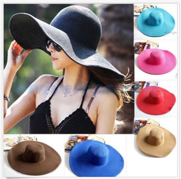 

wholesale-fashion women's foldable wide large brim ladies summer bucket cap beach floral sun caps floppy straw hat summer hats for women, Blue;gray