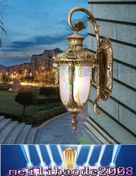 Lampada da parete per esterni in stile europeo retrò con orecchio villa balcone corridoio lampada da parete per esterni a LED completa parete impermeabile classica in alluminio pressofuso LLFA