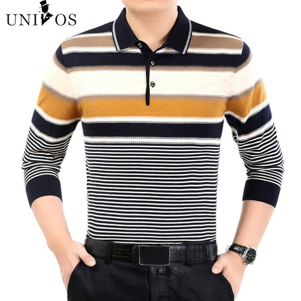 

wholesale-brand 2016 new fashion men sweaters pullovers striped color gilet homme manche longue famous sweater hombre asian size z2611, White;black