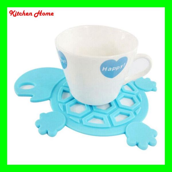 

creativetortoise design silicone table cups mats holder coaster cushion placemat non-slip heat resistant table mat