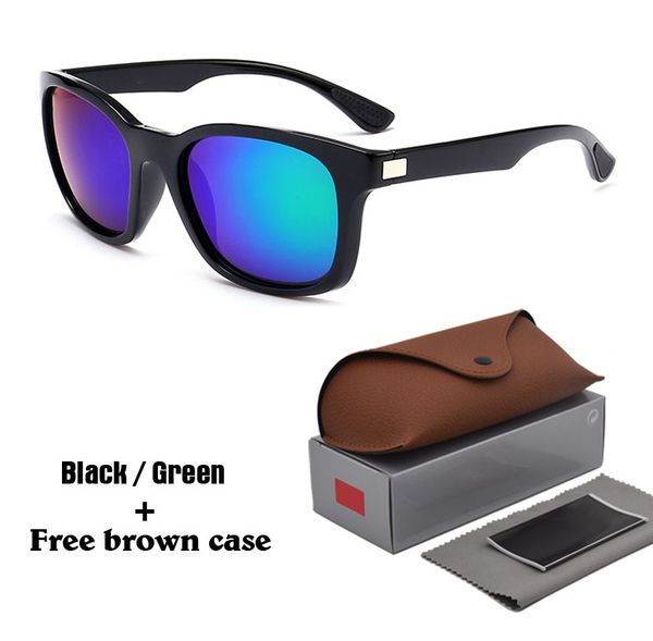 

Excellent quality Brand Designer Sunglasses Men Women Fashion Vintage Mirror Sun glasses uv400 Lenses with free brown cases and box