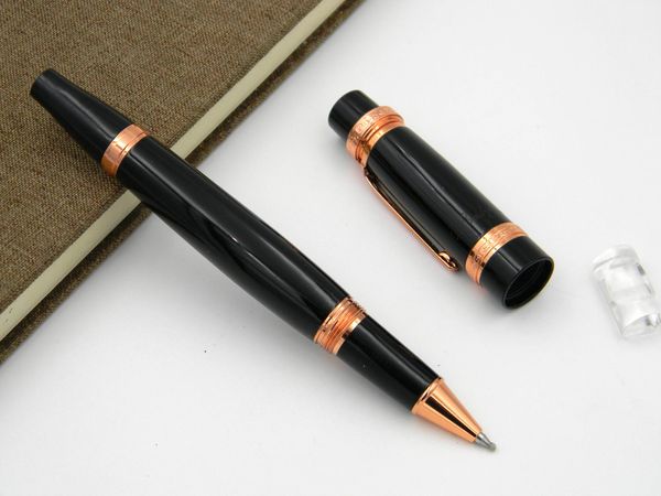 

metal office rose golden black Balzac Business Writing Supplies New Rollerball Pen