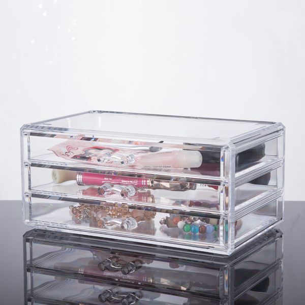 2019 2019 New Custom Acrylic Jewellery Drawers Acrylic Makeup