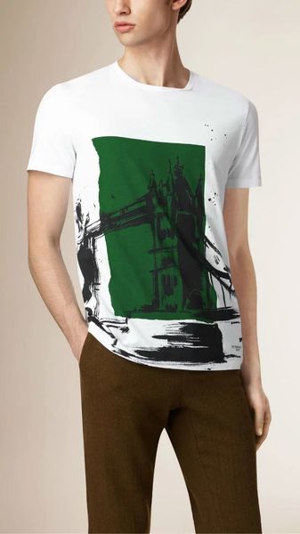 

NEW 2017 MEN FASHION SUMMER ENGLAND DESIGNER PRINTING COTTON T- SHIRT/HIGH QUALITY MEN CASUAL T-SHIRTS/TOPS #2125-75 SIZE M,L,XL,XXL