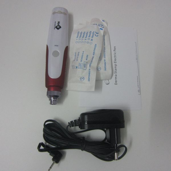 

with 5pcs needle cartridges (12pin), derma stamp electric pen, mym stamp meso pen, micro needle roller for skin lifting wrinkle removal