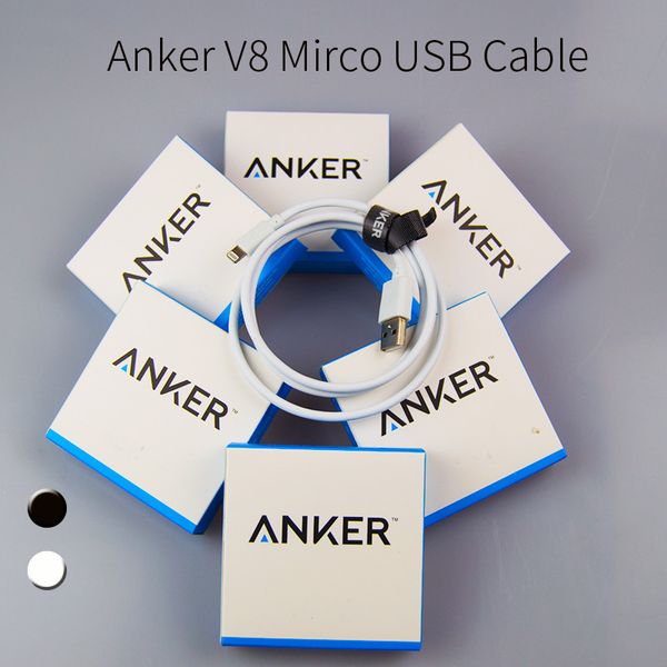 

For anker micro v8 ync data u b cable charging for iphone lightning charge cable with retail package
