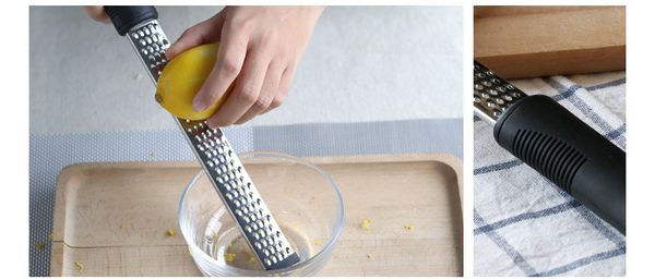 

multifunctional practical cheese grater stainless steel lemon zester citrus peeler chocolate fruit grater kitchen tools bonus clean brush