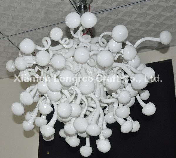 

c60-art design frosted white mouth blown glass chandelier light turkish style led hnging glass chandelier and pendant lamps for home