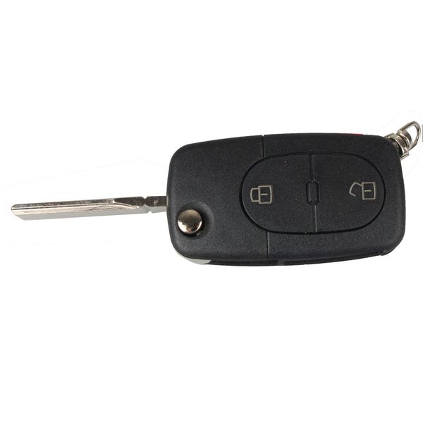 

guaranteed 100% 3 button panic folding remote key fob case for audi a3 a4 s4 ing