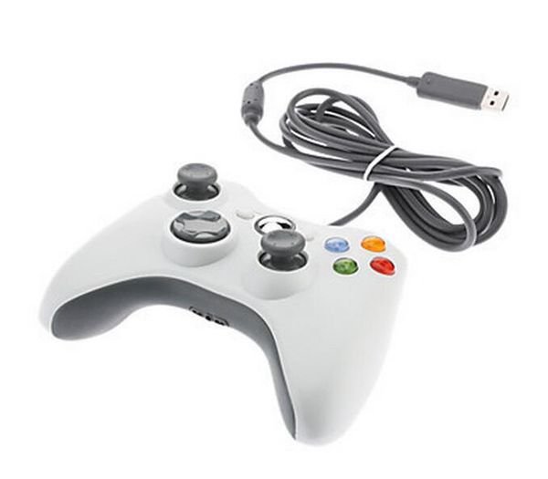 

usb wired game xbox 360 controller gamepad joypad joystick for xbox 360 slim accessory pc lapcomputer retail packaging