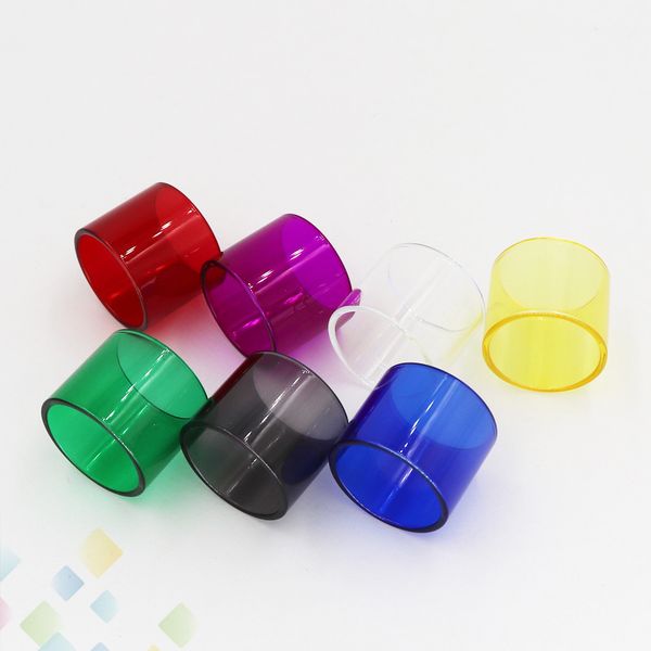 

Colorful TFV8 X-Baby Replacement Pyrex Glass Tube 2ml for TFV8 X BABY TPD Version Glass Tube Replacement Sleeve Tube DHL Free