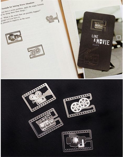 

Закладка закладка из нержавеющей стали как кинокамера фильм катушка шифер фильм