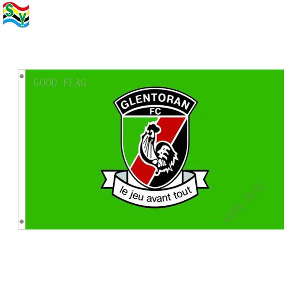 

goodflag бесплатная доставка glentoran f. c. флаг баннер 3x5 футов 90*150 см полиэстер открытый флаг