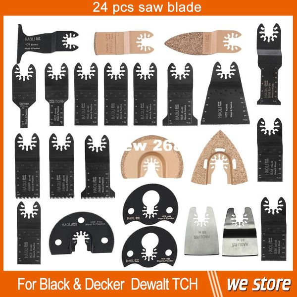24-teiliges Schnellwechsel-Sägeblatt für oszillierende Multitools für Multimaster-Elektrowerkzeuge wie Fein, Heimwerker, zu einem guten Preis, kostenloser Versand