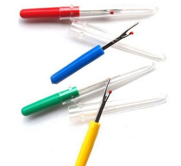 

fd632 seam ripper stitch unpicker cotton thread cutter sewing tool ~random~ 3pcs #r91, Black