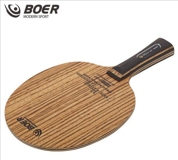 

wholesale- boer zebra table tennis racket blade long handle and short handle