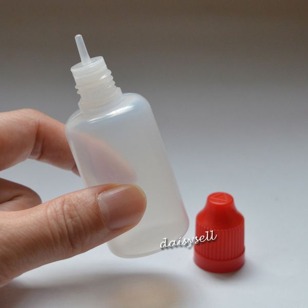 

30 мл пустая бутылка капельницы Childproof Cap пластиковая бутылка иглы для электронной сигареты E жидкая бутылка масла