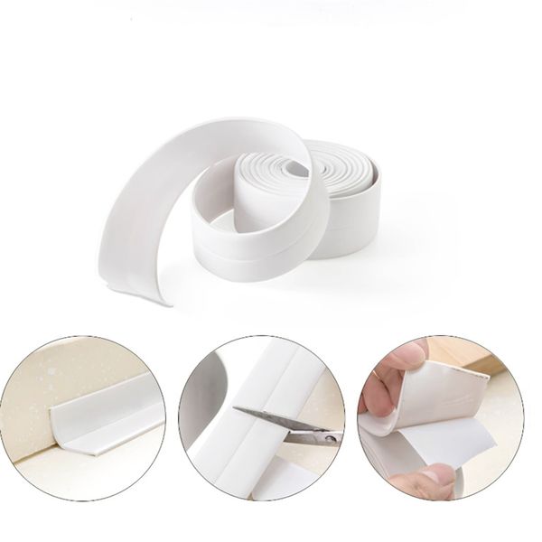 

home family bathroom bathtub kitchen wall stickers art sealing strip sealant tape mildew resistant and waterproof mapa mundi