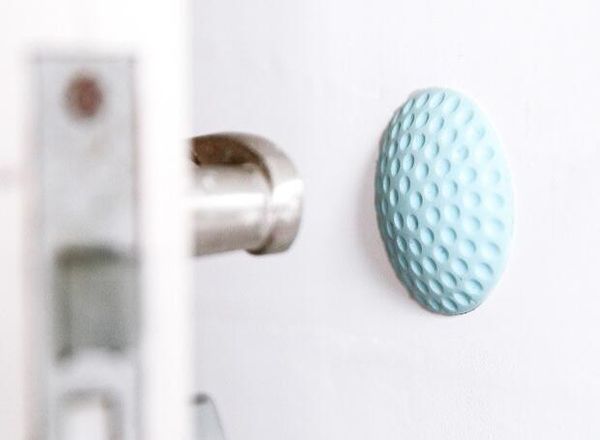 

новая стена утолщение немой дверные крылья гольф моделирование резиновый крыло ручка дверной замок защитная накладка защита стены стик