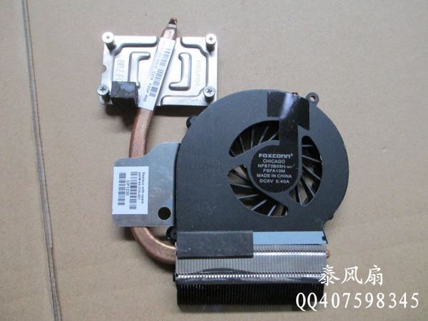 Original novo 647316-001 para HP 2000 CQ43 CQ57 435 635 laptop cooler dissipador de calor com ventilador radiador