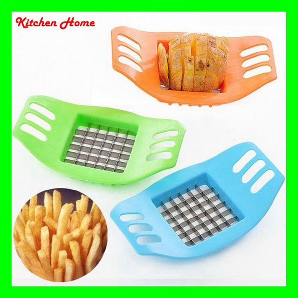 

pratical potato french fry cutters potato cutting device knife chips strip-cutter kitchen vegetable slicer gadgets tools
